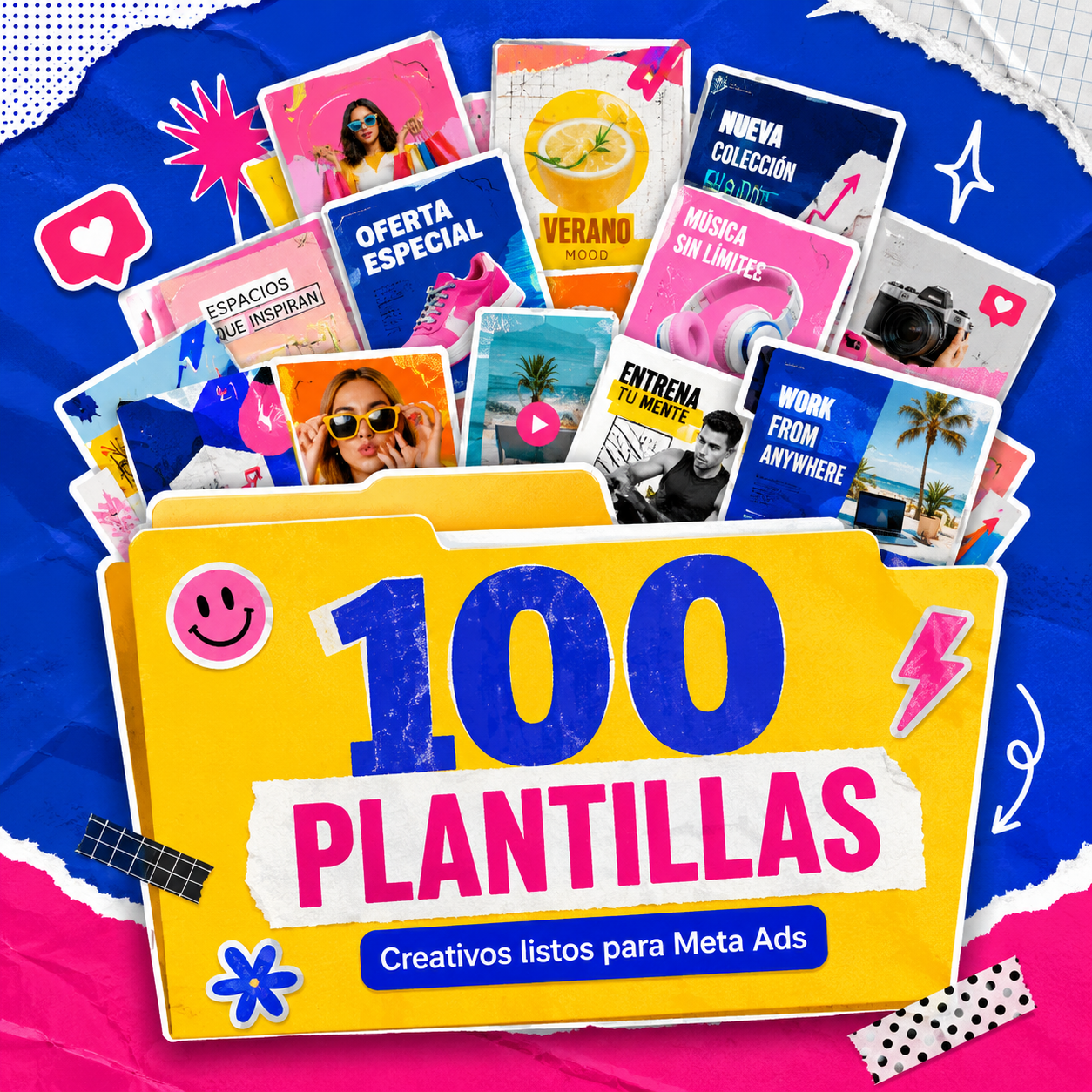 100 Plantillas Validadas para Meta Ads