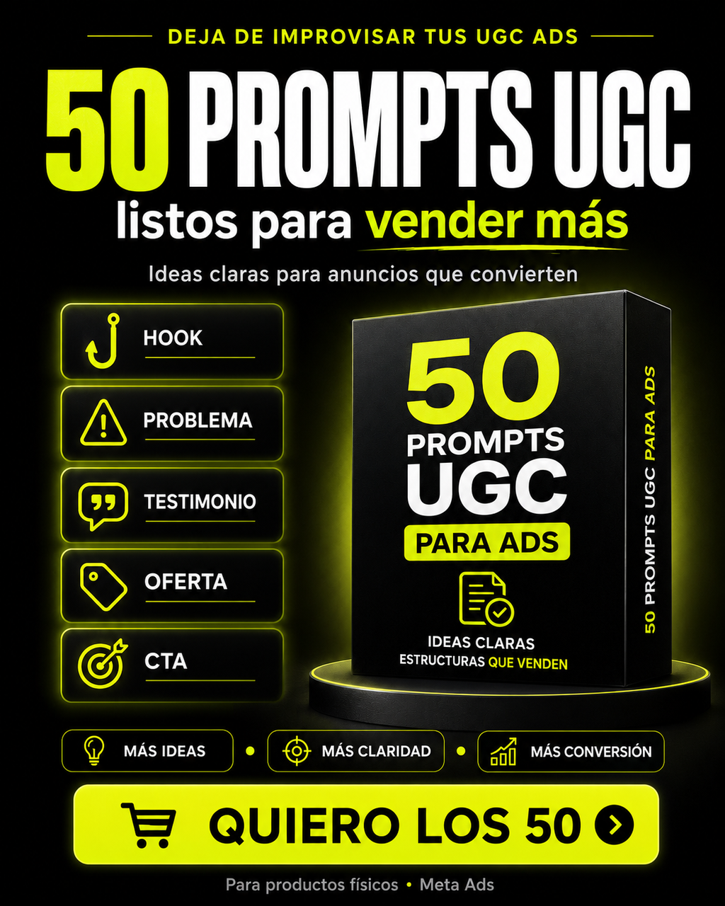 50 plantillas de ads estaticos profesionales pensados y preparados para una alta convercion